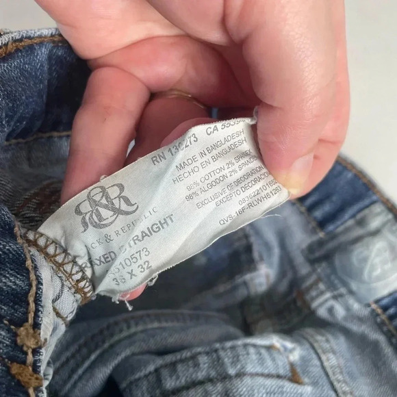 Men's Rock & Republic Relaxed Jeans Size 36x32 0053‎ - Picture 7 of 12